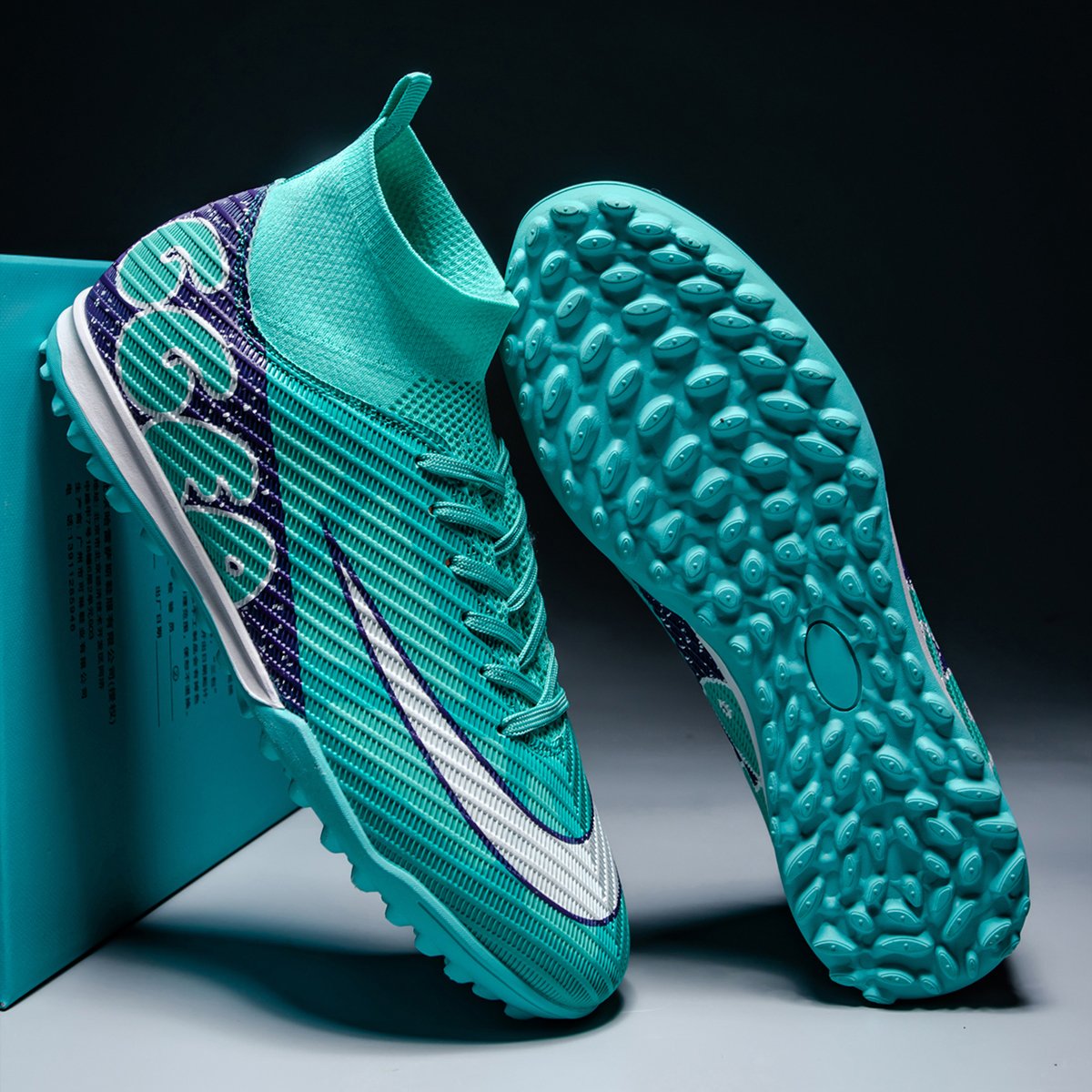 High quality factory customized hot selling long nail broken nail anti slip football shoes customized football shoes popular