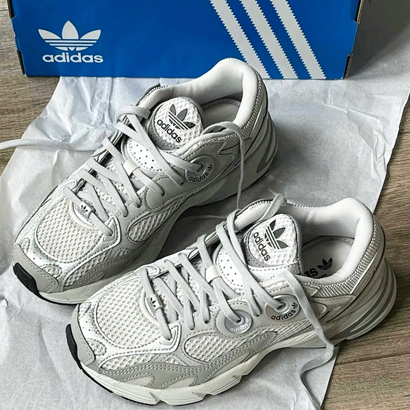 Adidas/Addidas Astir retrograde silver and grey old man and old man shoes GZ3571