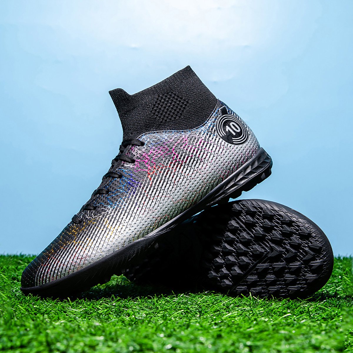 High quality factory customized hot selling long nail broken nail anti slip football shoes customized football shoes popular
