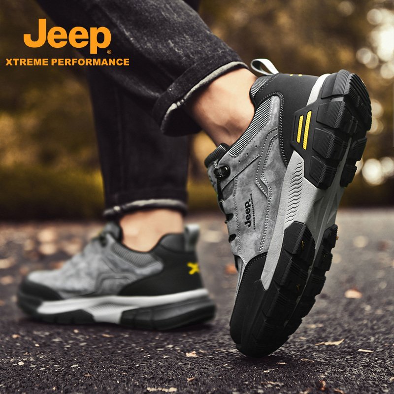 jeeps men's autumn sliding shoes and lightly scrambling middle age sports shoes