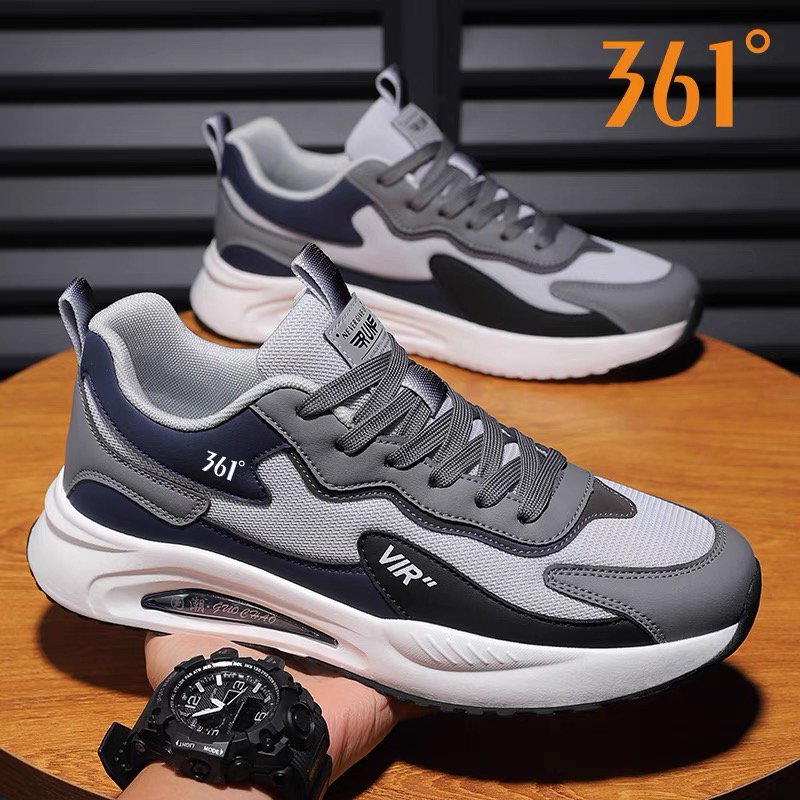 361 men's shoes for air and leisure in the autumn light-comfort jogging shoes, smooth-de-shock-proof, big-size sports shoes