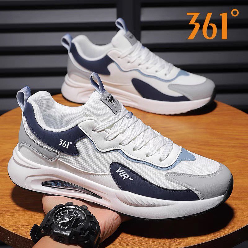 361 men's shoes for air and leisure in the autumn light-comfort jogging shoes, smooth-de-shock-proof, big-size sports shoes