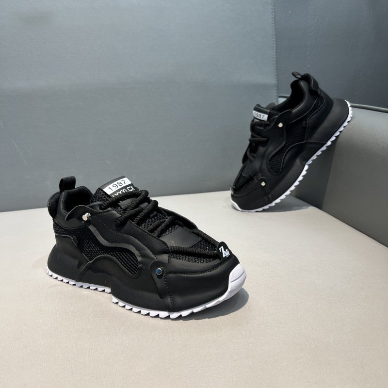 2024 Fashion design new men's autumn and winter leisure sports shoes soft sole wear-resistant leisure skateboard shoes