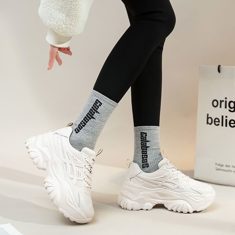 Scrambling old man's shoe lady, 2024 new web-based shoes, air and white shoes, sports shoes