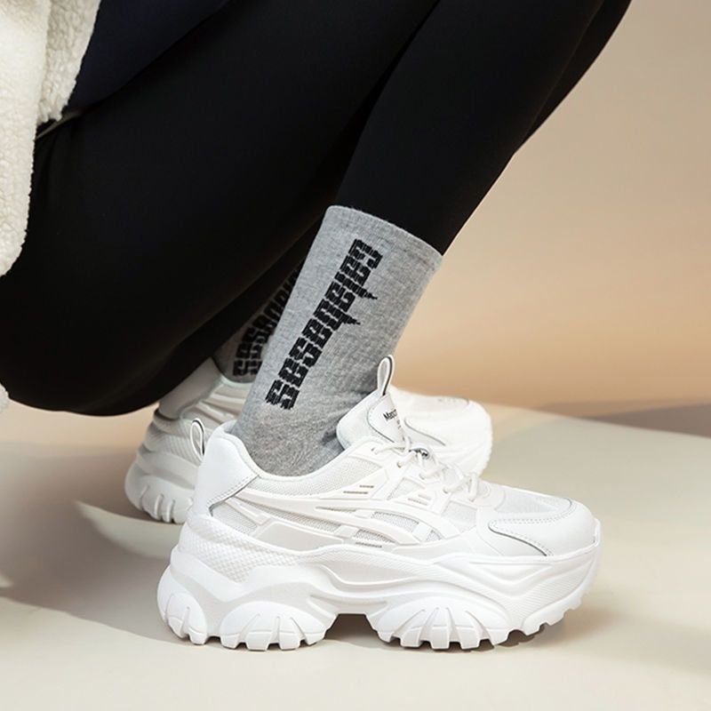 Scrambling old man's shoe lady, 2024 new web-based shoes, air and white shoes, sports shoes