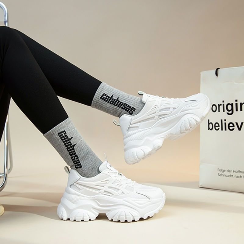 Scrambling old man's shoe lady, 2024 new web-based shoes, air and white shoes, sports shoes