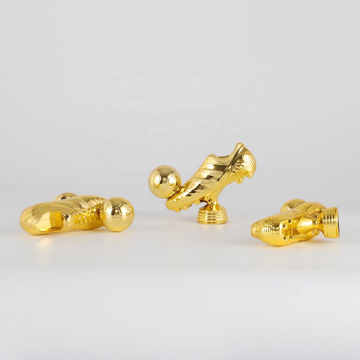 Professional Custom Event Souvenir GZ30 Golden Shoes Football Plastic Trophy Parts Cup Award Prize