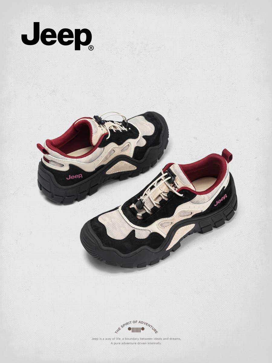 Jeep Gypton Shoewoman Outside Runner Shoes 2024 Light Bottom Recreational Shoes
