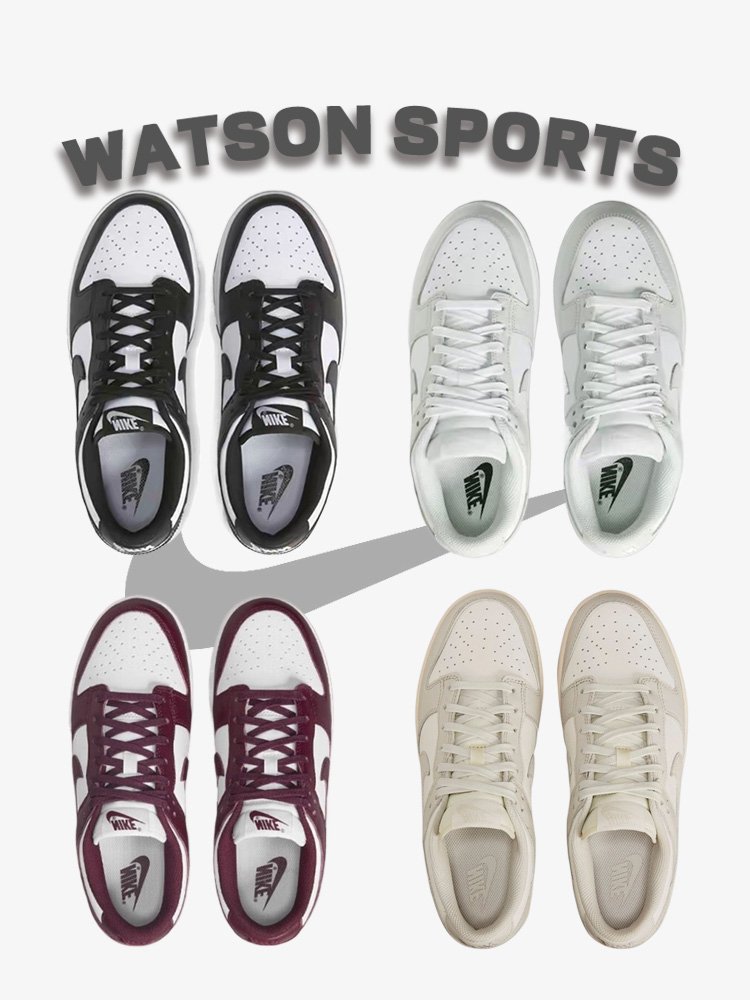 Nike/Nike Girl Shoes Dunk Low Classic Rehabulatory Panda Script DD1503