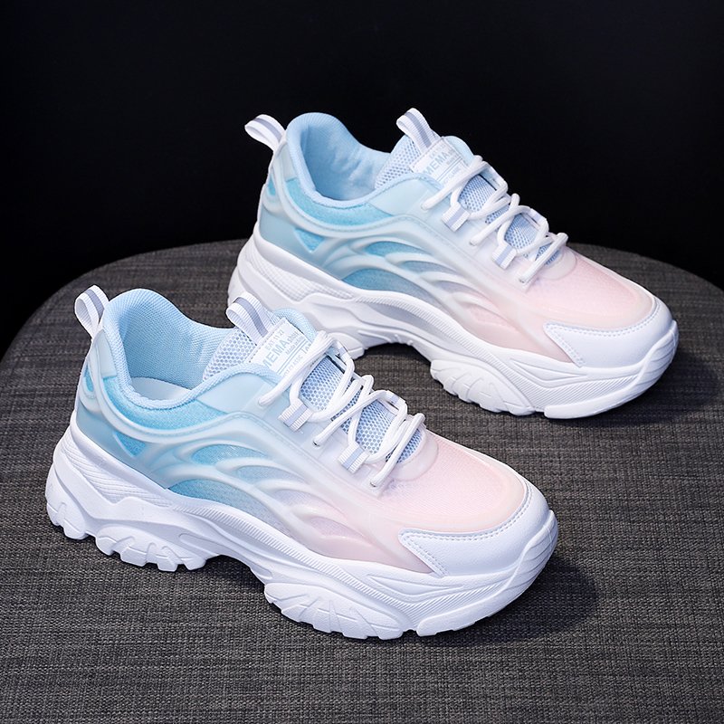 Specialized running shoegirls with a lot of shock relief, training autumn soft-floored girl junior high schoolgirls in sports spring and autumn