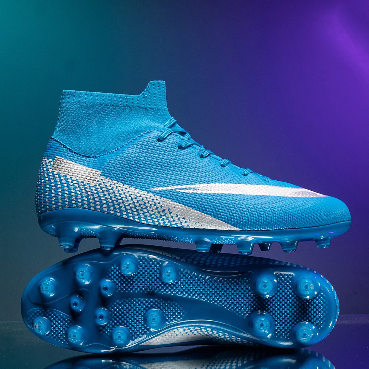 High quality factory customized hot selling long nail broken nail anti slip football shoes customized football shoes popular