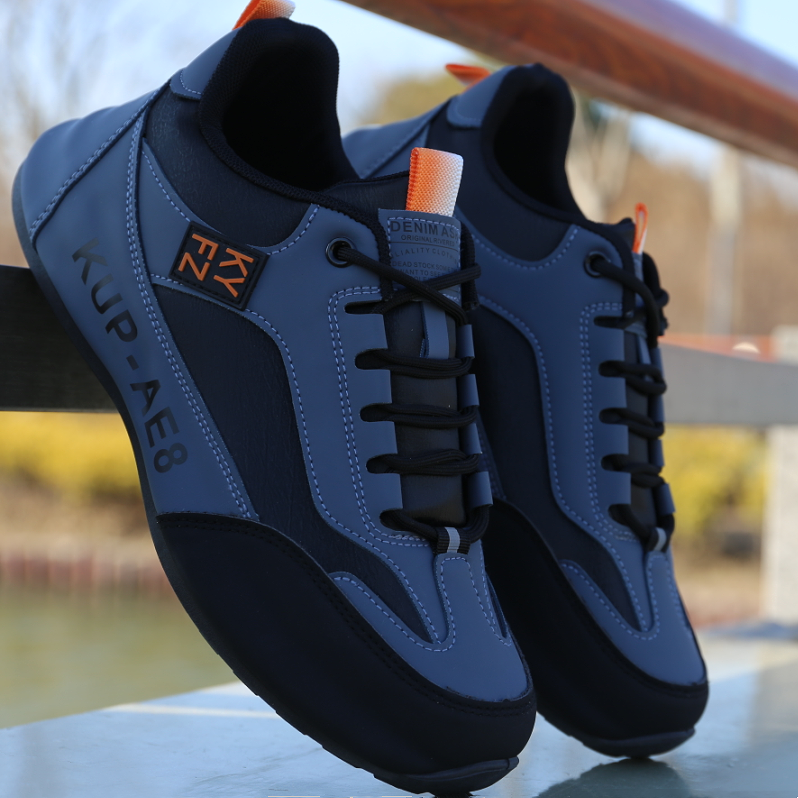 Angry Man's Autumn Skin Shoes, 2024 new waterproof and sliding shoes, high-end stylish shoes