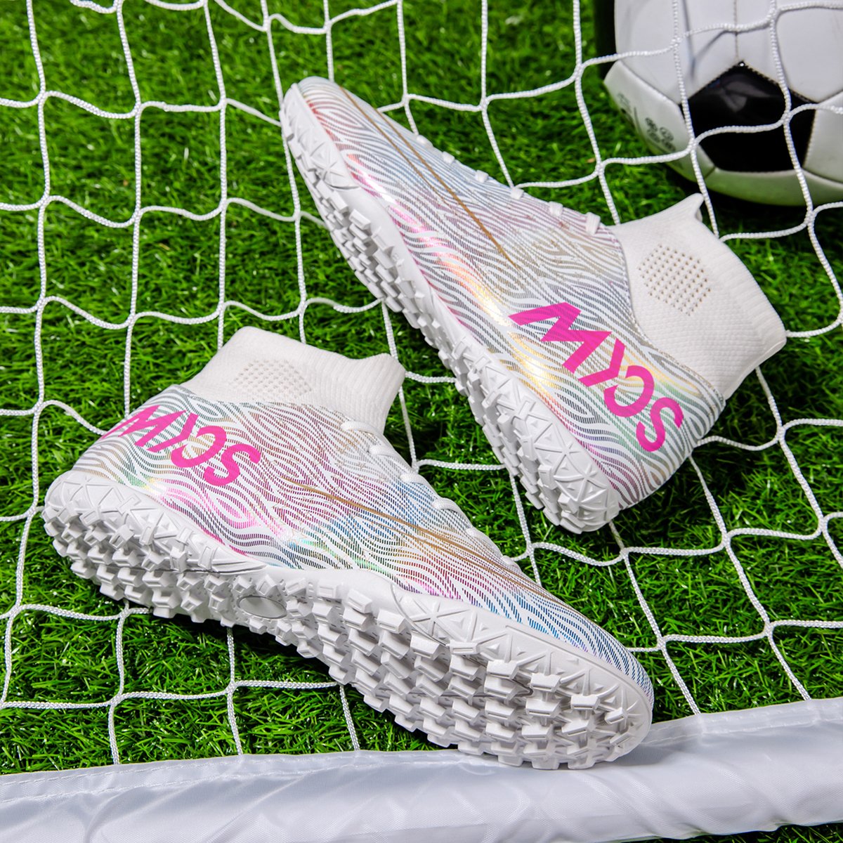 High quality factory customized hot selling long nail broken nail anti slip football shoes customized football shoes popular