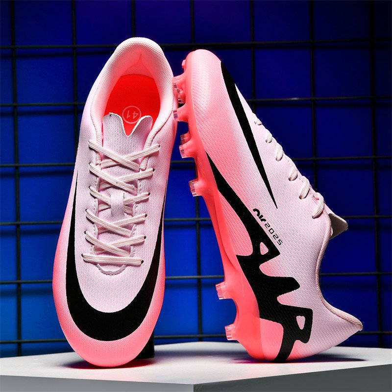2024 Turf Indoor Soccer Shoes Football Cleats Original Superfly Futsal Football Boots Men Chaussure De Foot Pink Soccer boots