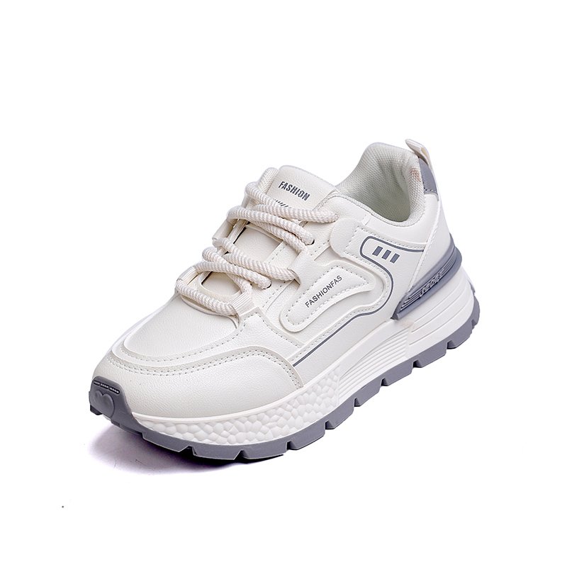 NEW BOLUNE/NOWBLON SHOES 2024 NEW LIGHT-DEDUCTIBLE WHITE-SHOE THICK OLD MAN'S SHOES