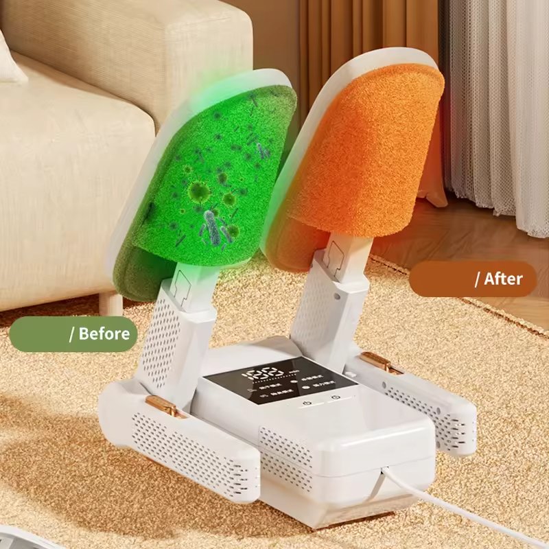 Multi-Functional ABS Electric Shoe and Boot Dryer Soothing Soccer Shoes for Household Use with