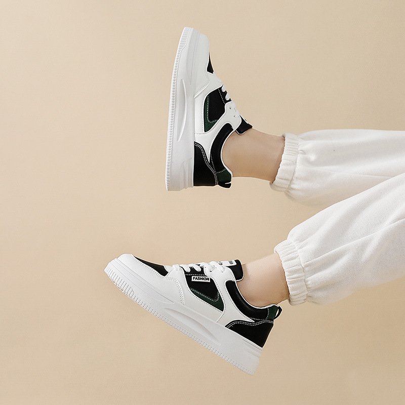 2024 new women's white shoes, spring and autumn