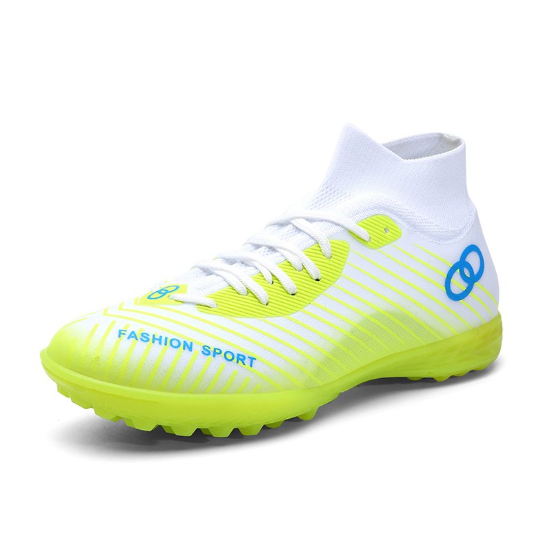 Football Shoes High top Lace Up Soccer futsal shoes Football Boots FG HG TF Team Sports Men's Adult Footwear Sneakers Fabric