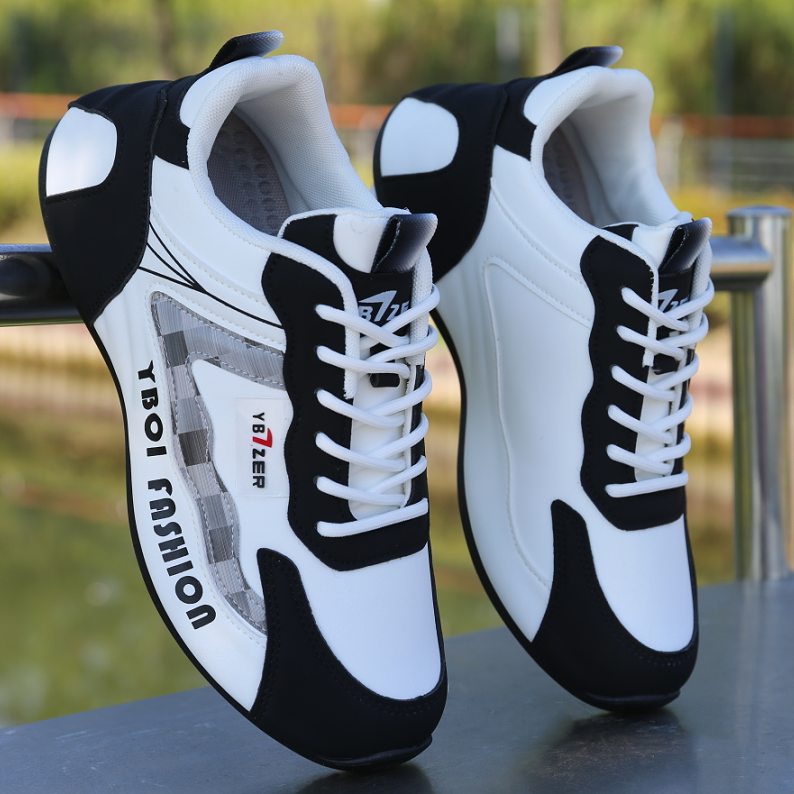 Li Ning Hinung, a young man with spring and fall shoes and waterproof sports, went to his father's junior high school