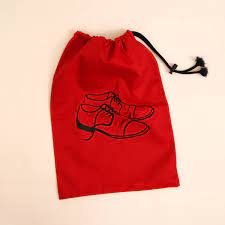 Best Selling Customized Logo Shoe Bag Pouch Anti Dust Eco Friendly to Environment Rpet Non Woven Portable Shoe Bag
