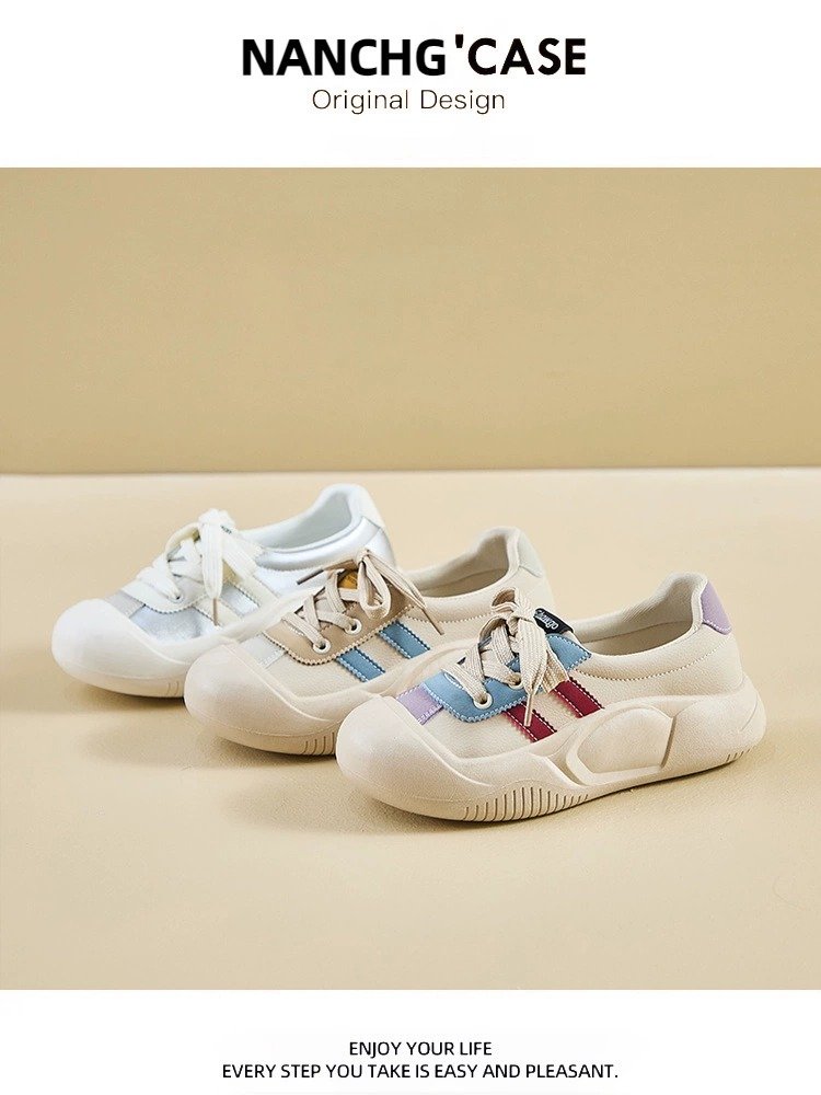 In the fall of 2024, the sneaker girl had a new soft bottom with a little white shoe to lighten up