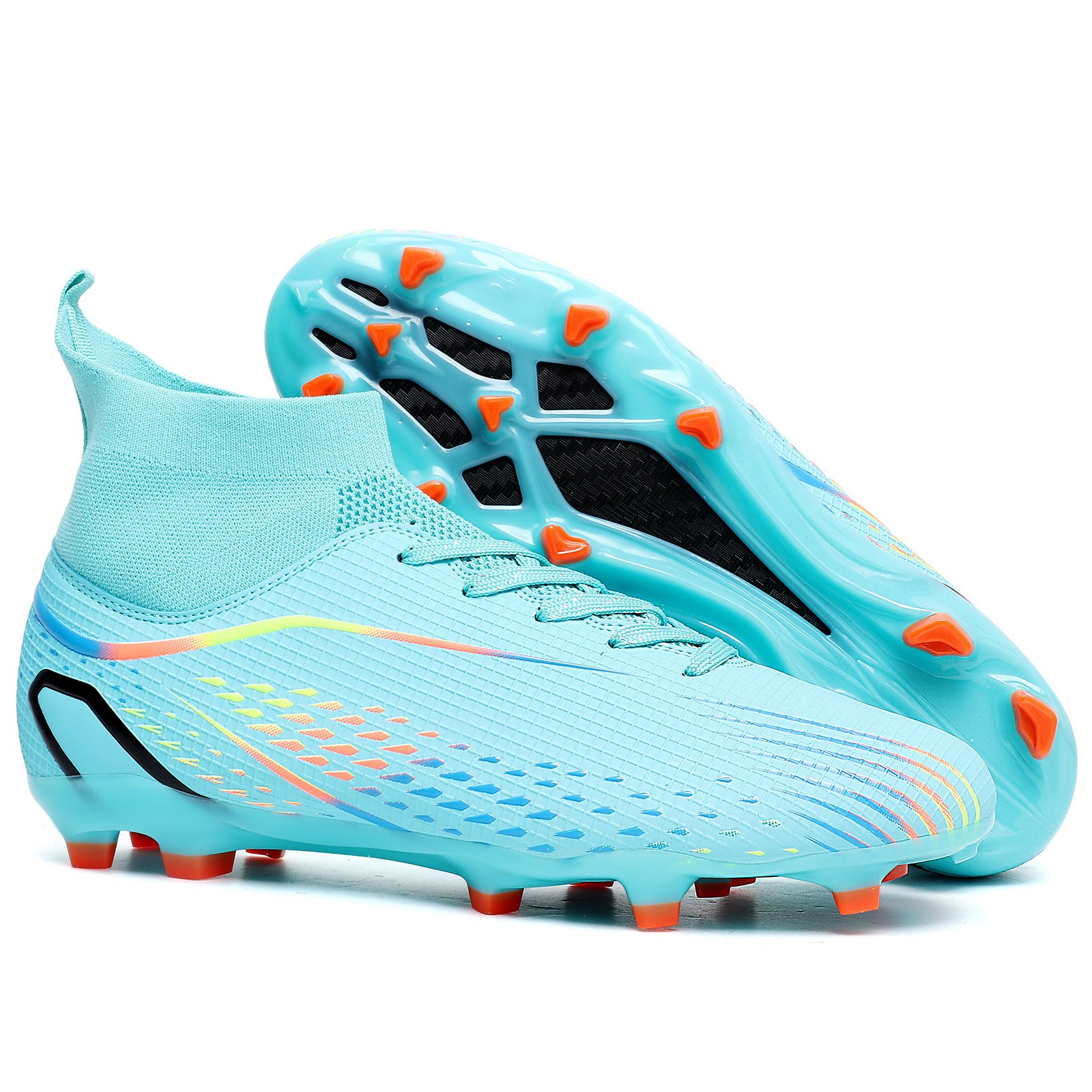 2024 Custom High Top Football Soccer Shoes Men Women Non-Slip Breathable Design Autumn Sports New Outdoor Fashion Summer Winter
