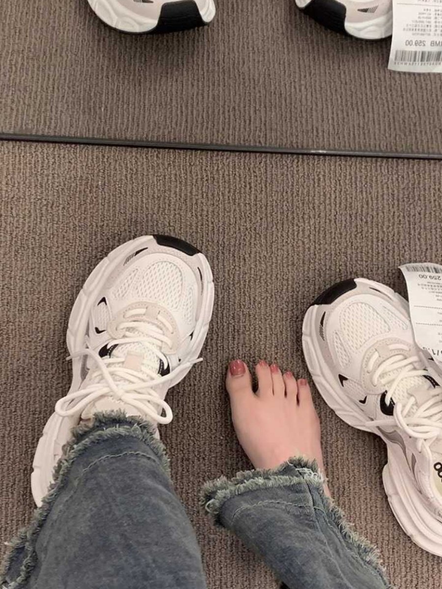 Old Man's Shoes and Girl's 2024 new Autumn Shoes