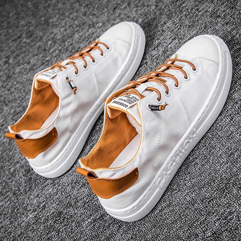 Fashion design autumn and winter new men's casual sports shoes soft sole increase sports skateboard shoes lace-up walking shoes