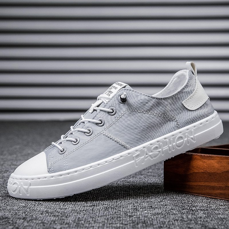 Fashion design autumn and winter new men's casual sports shoes soft sole increase sports skateboard shoes lace-up walking shoes