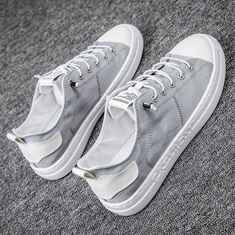 Fashion design autumn and winter new men's casual sports shoes soft sole increase sports skateboard shoes lace-up walking shoes