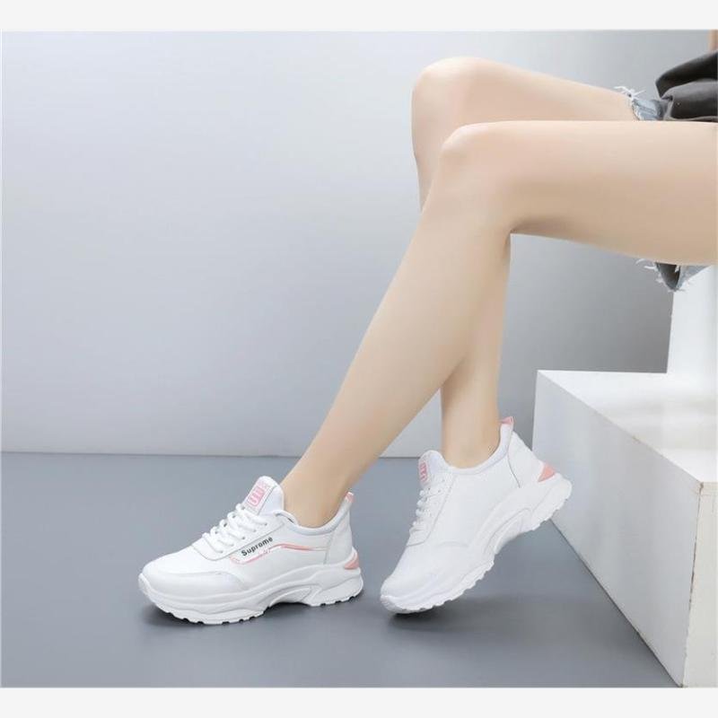 Scrambling shoes, white shoes, 2024, new Koreans for the fall and winter