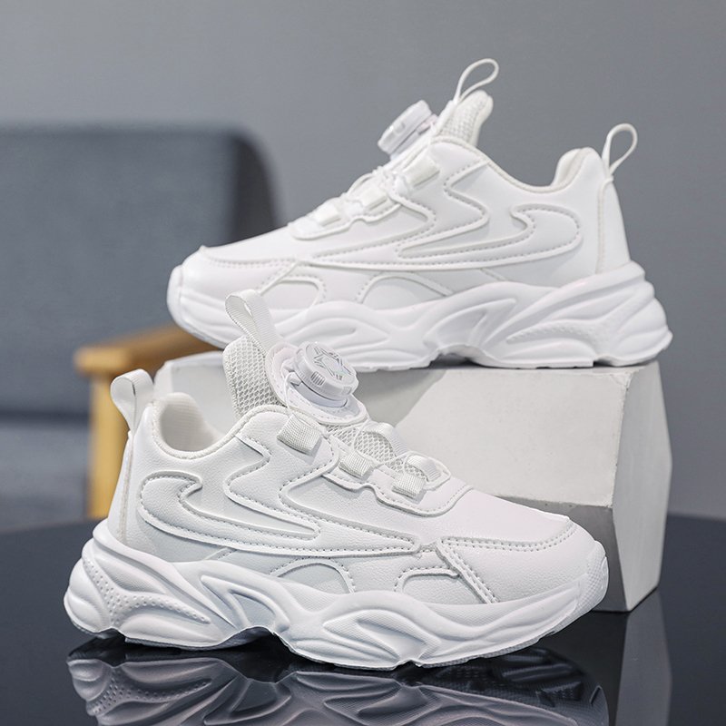 Li Ning Hinung Girl's Autumn Shoes doesn't wear shoes with junior high school kids' dads running shoes, girls' white shoes