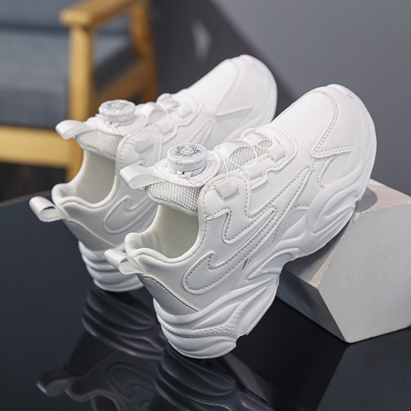 Li Ning Hinung Girl's Autumn Shoes doesn't wear shoes with junior high school kids' dads running shoes, girls' white shoes