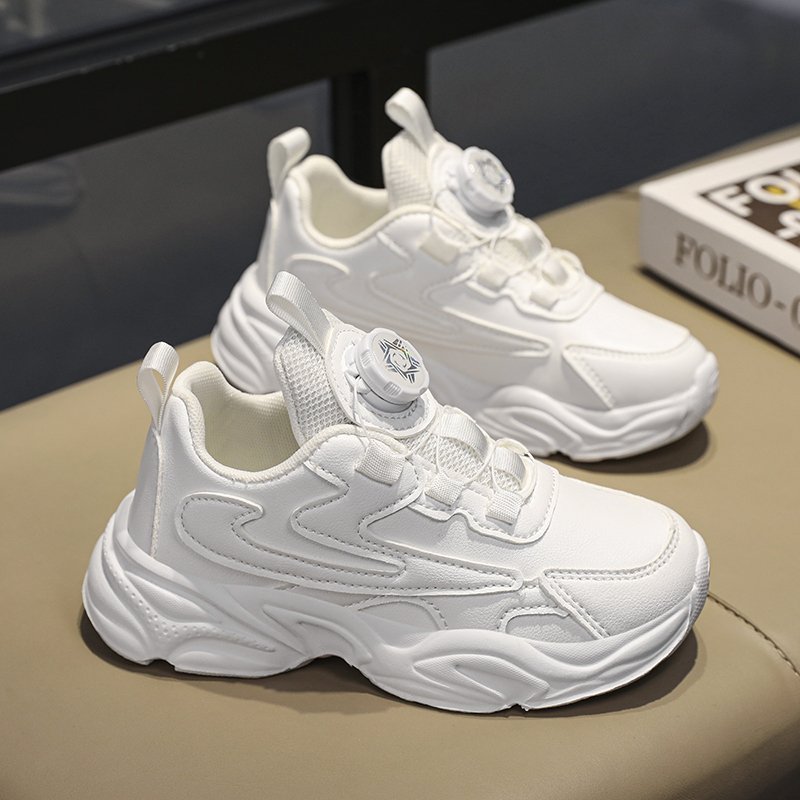 Li Ning Hinung Girl's Autumn Shoes doesn't wear shoes with junior high school kids' dads running shoes, girls' white shoes