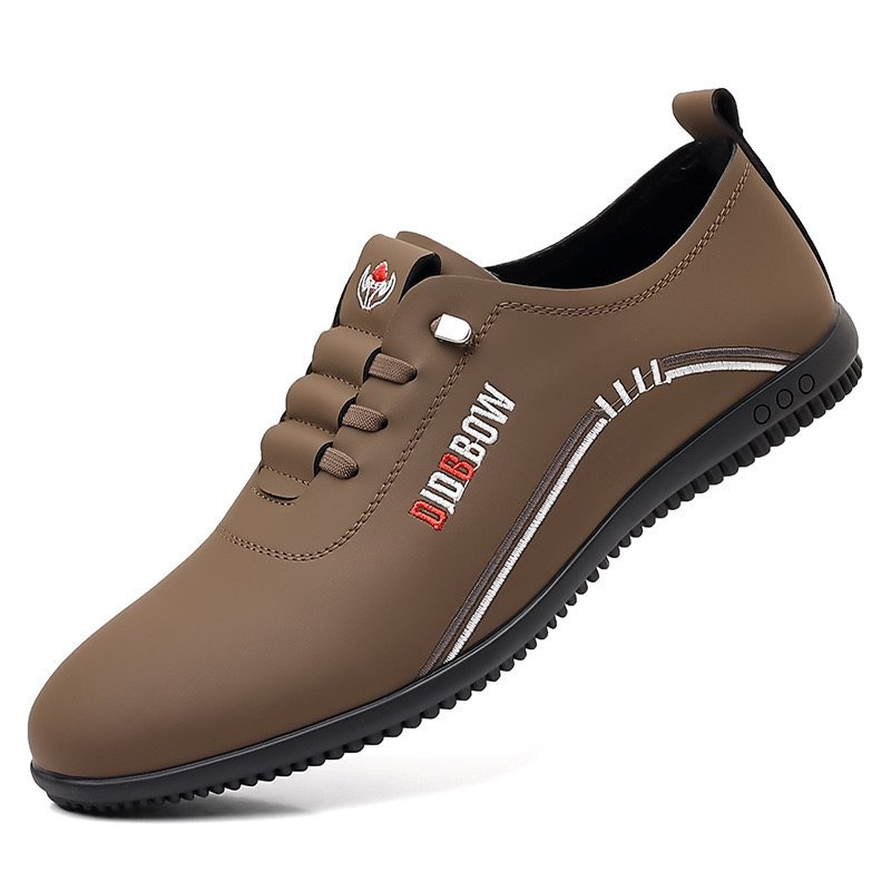 2024 Men's Leather Shoes Recreational Soft-Drive Shoes Slipping Slipping Shoes
