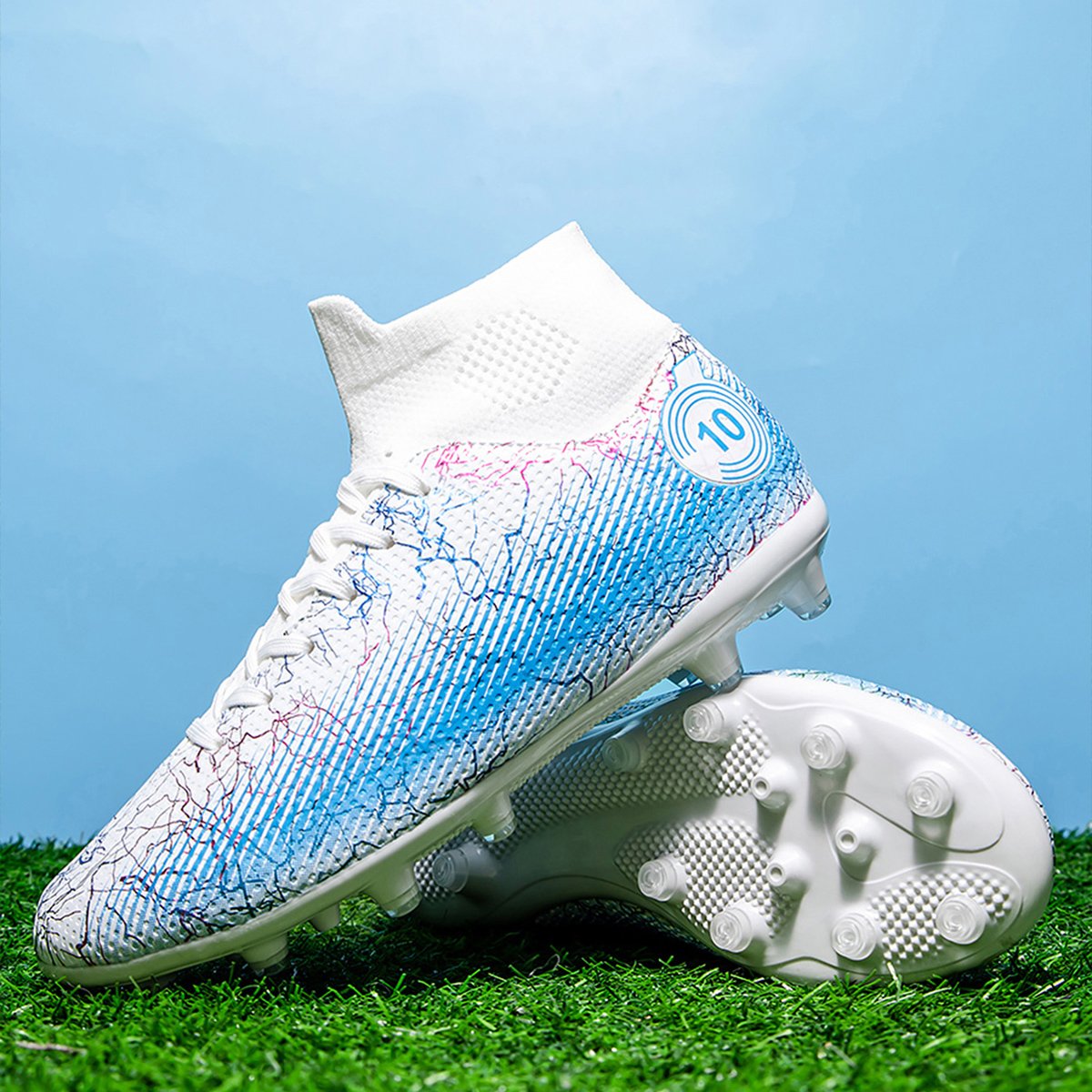 High quality factory customized hot selling long nail broken nail anti slip football shoes customized football shoes popular