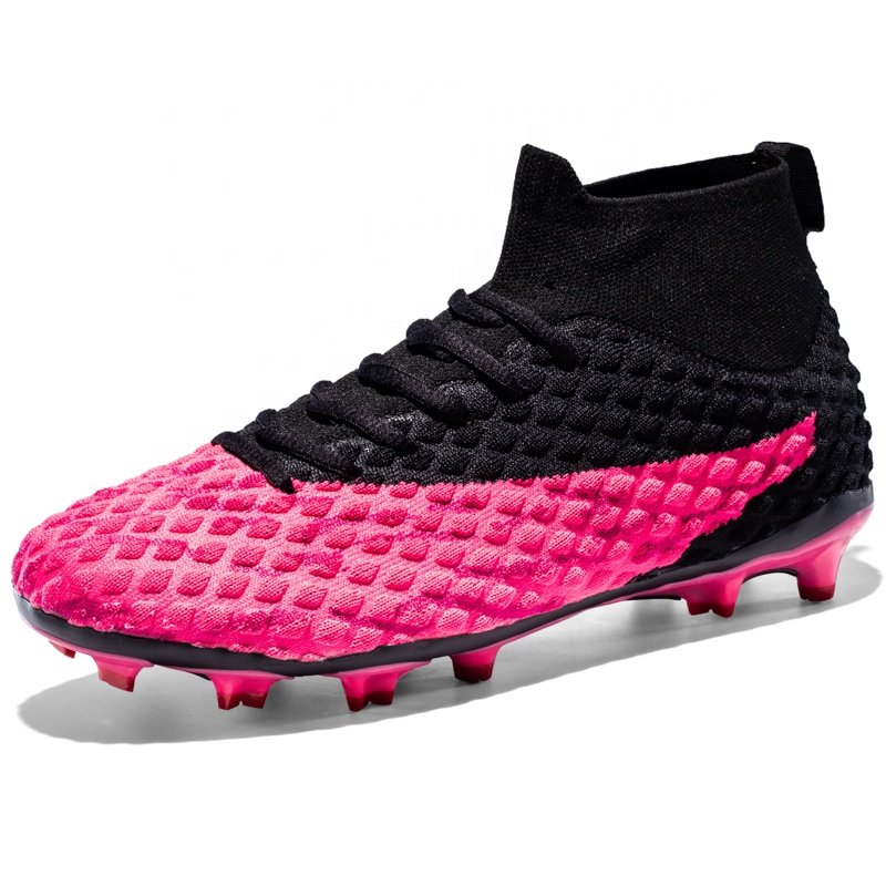 High Quality Soccer Shoes For Men With AG Long Studs Perfect Football Shoes For Grassy Fields