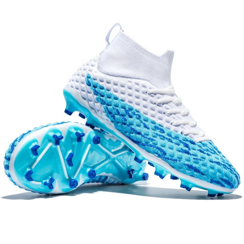 High Quality Soccer Shoes For Men With AG Long Studs Perfect Football Shoes For Grassy Fields