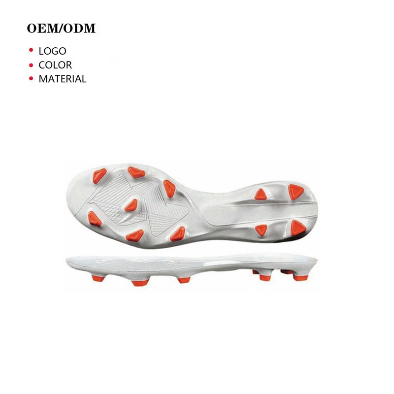 Wholesale Custom Grey Outer Sole For Soccer Shoes Football Sole Soccer Shoe Sole