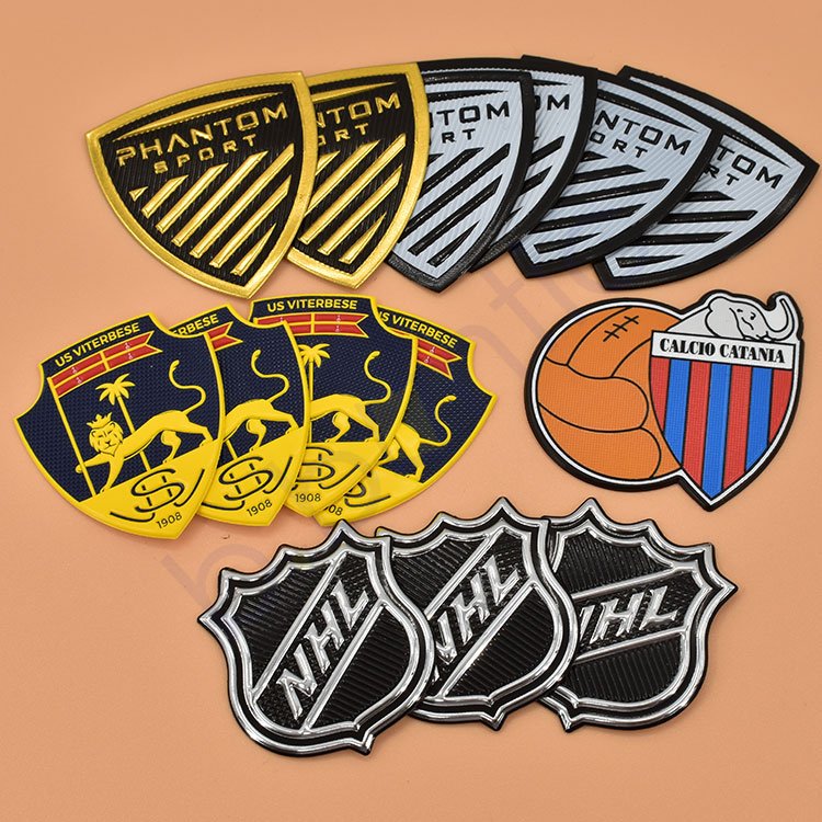 3D Printing Garment Label Patch High Frequency Embossed Brand Name Logo Soft TPU Customized Football Shoes Washable Soccer Shoes