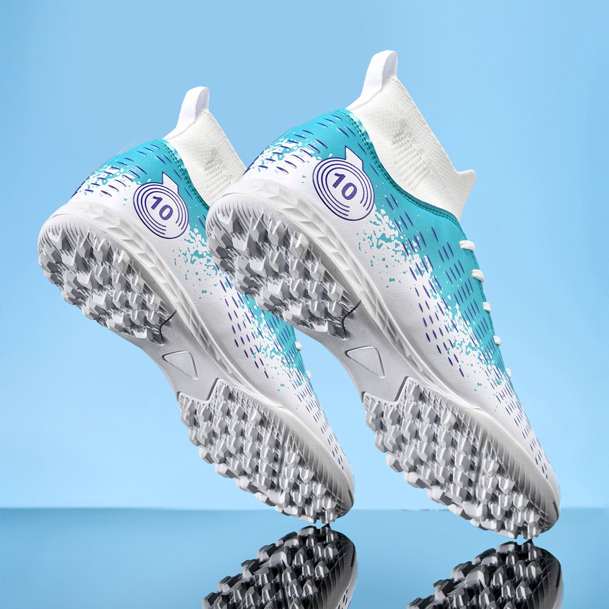 High quality factory customized hot selling long nail broken nail anti slip football shoes customized football shoes popular