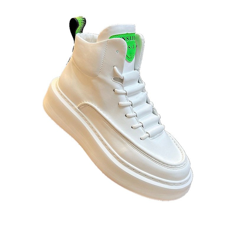 Autumn and winter men's fashion design new sports walking shoes lace-up skateboard shoes wear-resistant non-slip