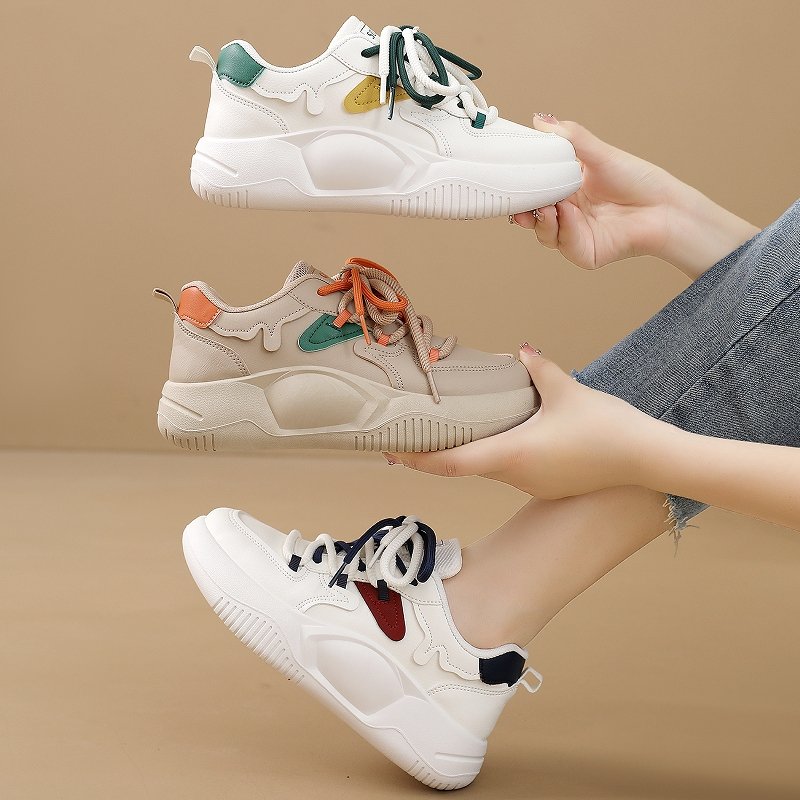 Li Ning's little white-shoe girl's shoes 2024