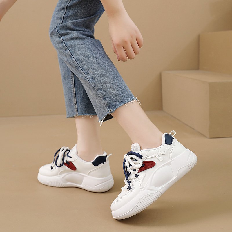 Li Ning's little white-shoe girl's shoes 2024