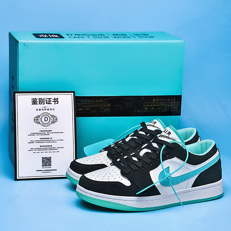 autumn guo allanaj male shoes low-shoe, black-and-white panda sports shoes aj1 female shoes
