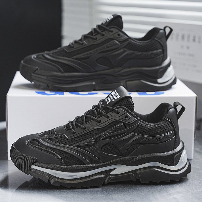Classic design lace-up walking shoes Men's sports basketball shoes 2024 Autumn/Winter fashion design new skateboard shoes