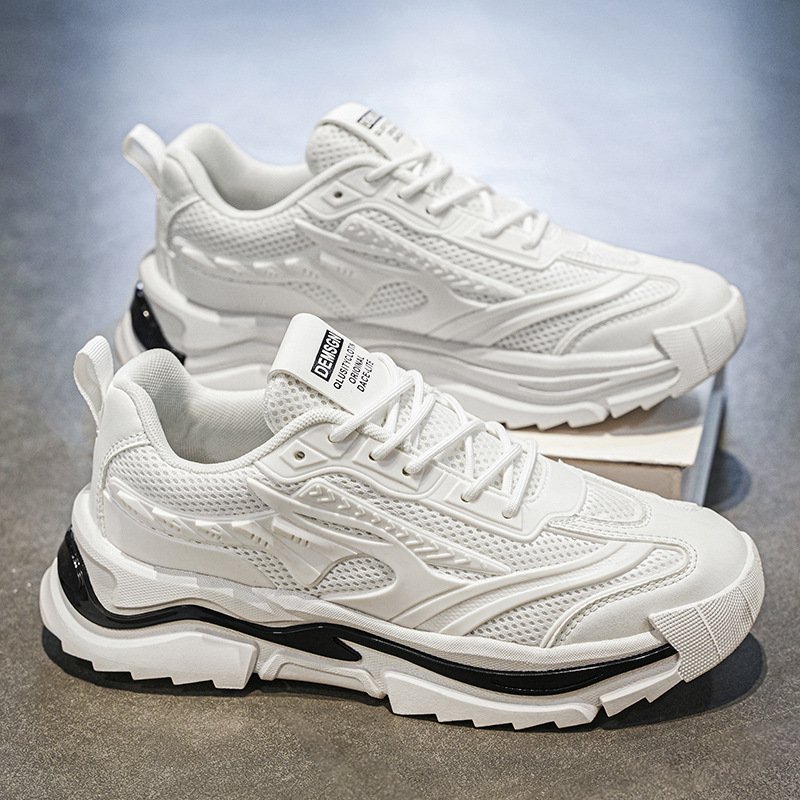 Classic design lace-up walking shoes Men's sports basketball shoes 2024 Autumn/Winter fashion design new skateboard shoes
