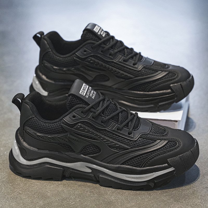 Classic design lace-up walking shoes Men's sports basketball shoes 2024 Autumn/Winter fashion design new skateboard shoes