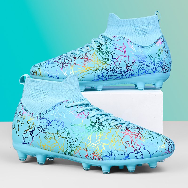 Custom Hot Sale Fashionable FG Zapatos Futbol Outdoor Fit Heel Protection Shock Absorbing Soccer Boots Multiple Colors Chuteiras