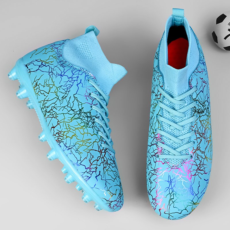 Custom Hot Sale Fashionable FG Zapatos Futbol Outdoor Fit Heel Protection Shock Absorbing Soccer Boots Multiple Colors Chuteiras